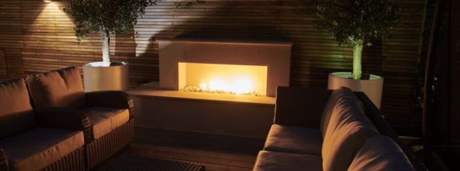 Decking & Fire Place