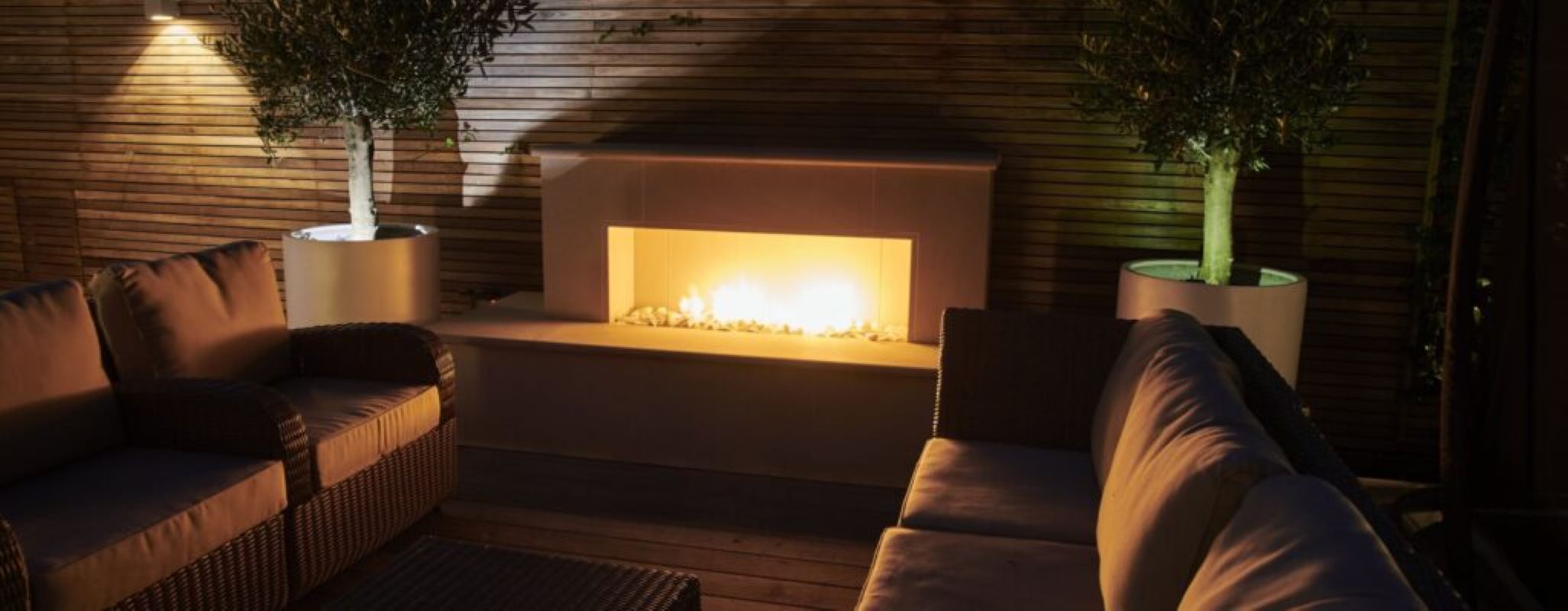 Decking & Fire Place